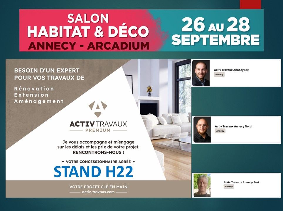 image de Salon Habitat et Déco stand H22 Annecy