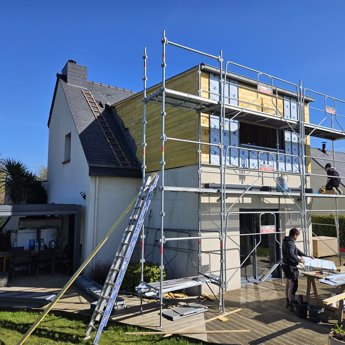 header activ travaux Démarrage d'un projet de surélévation, le 23 mars 2026