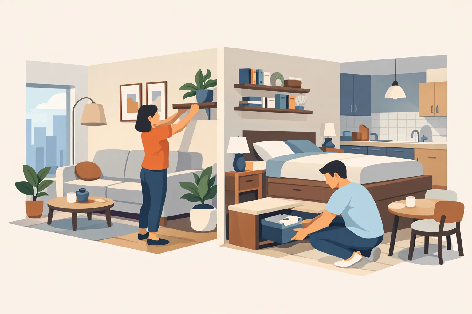 image de Aménager un petit appartement efficacement