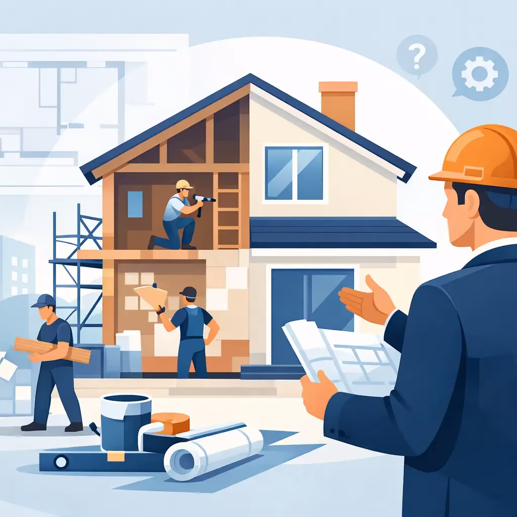 header activ travaux Rénovation de maison : pourquoi choisir un contractant général ?, le 17 mai 2026