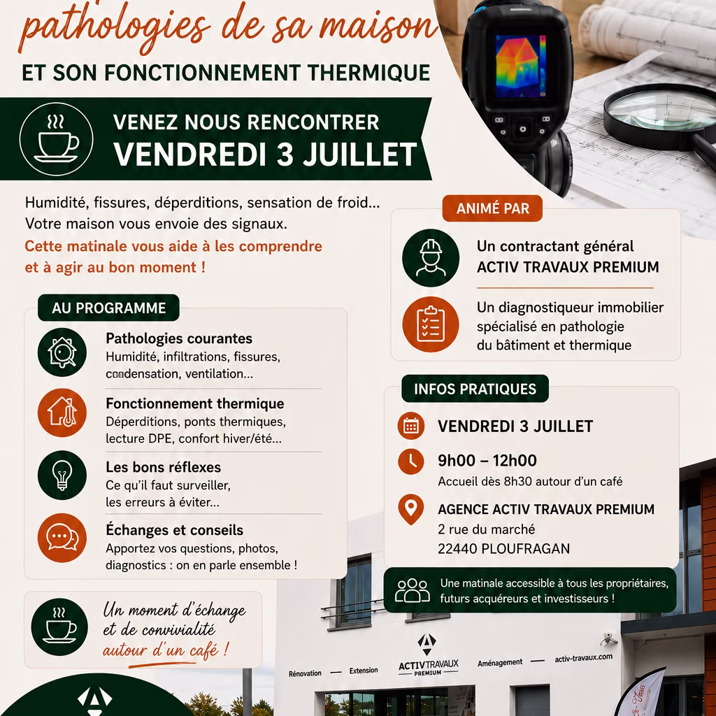 header activ travaux 🏡 MATINALE DE LA RÉNOVATION #2, le 1 juin 2026