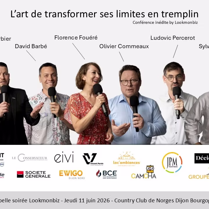 header activ travaux La belle soirée LookmonBiz : Transformer ses limites en tremplins, le 22 juin 2026
