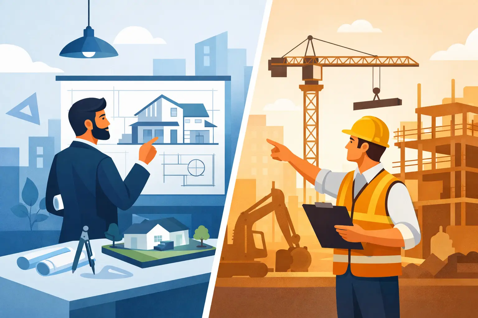 image de Architecte et maître d'œuvre : différence
