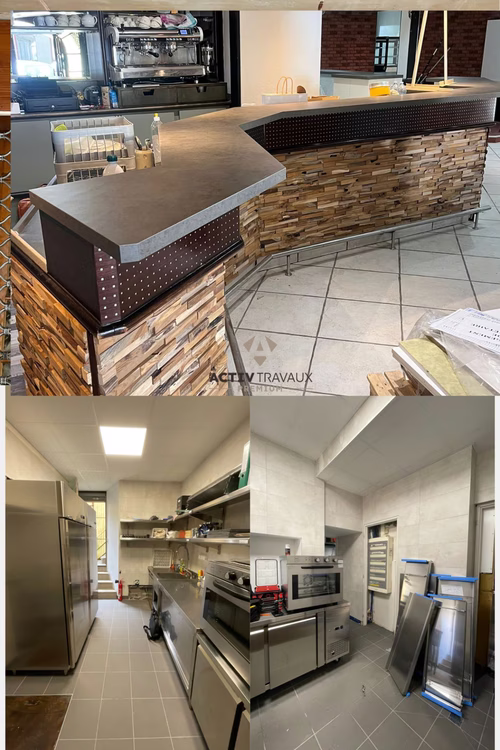 Réalisation 5 Rénovation bar à vin : un projet complet et sur-mesure - Rumilly