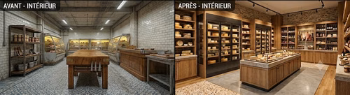 Réalisation 2 Projet réalisable : métamorphose et optimisation d'un local commercial - Grasse