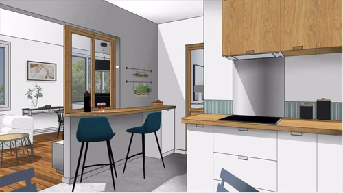 Réalisation 4 Conception Aménagement Intérieur / Projet Validé en cours - Saint-Memmie