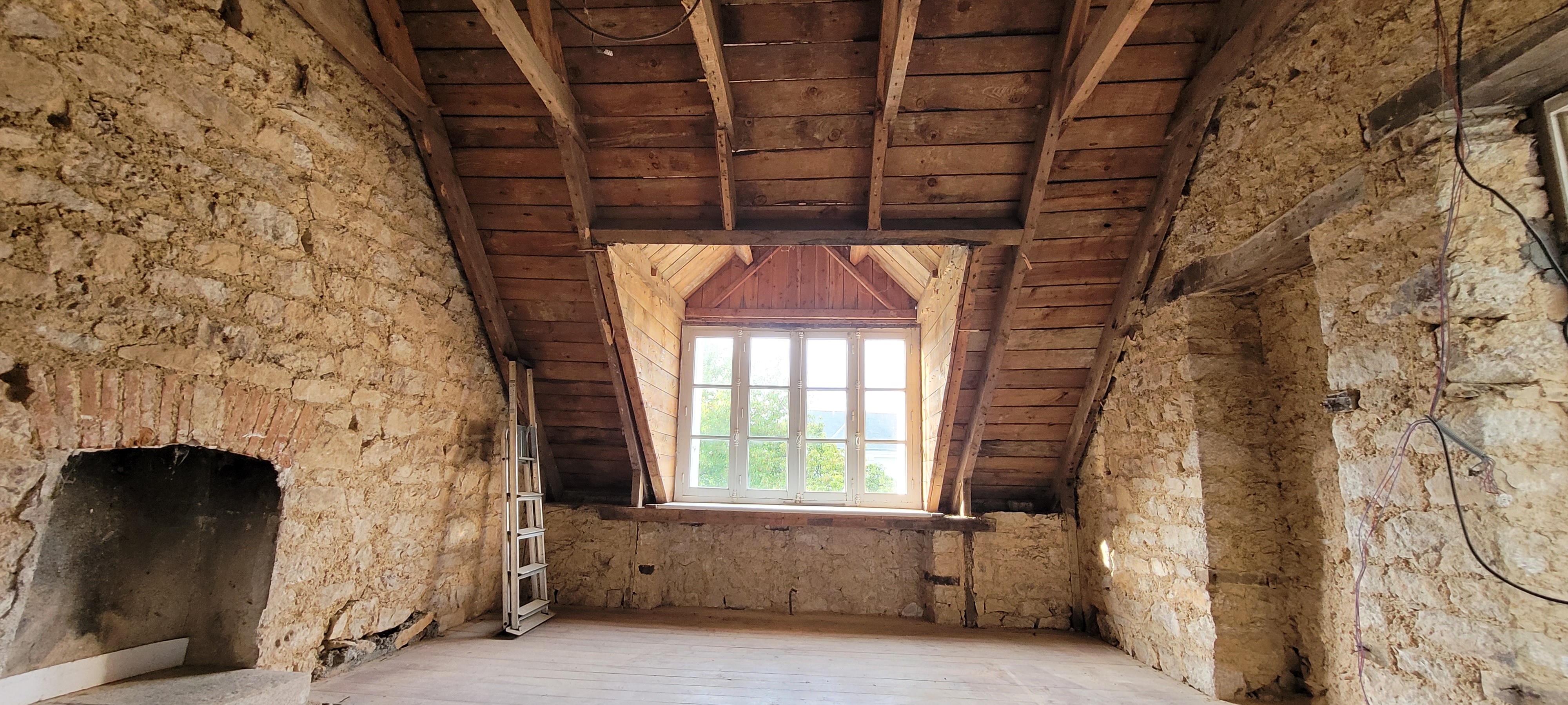 Réalisation Mérule et Capricornes dans les combles = que du bonheur - Bénodet