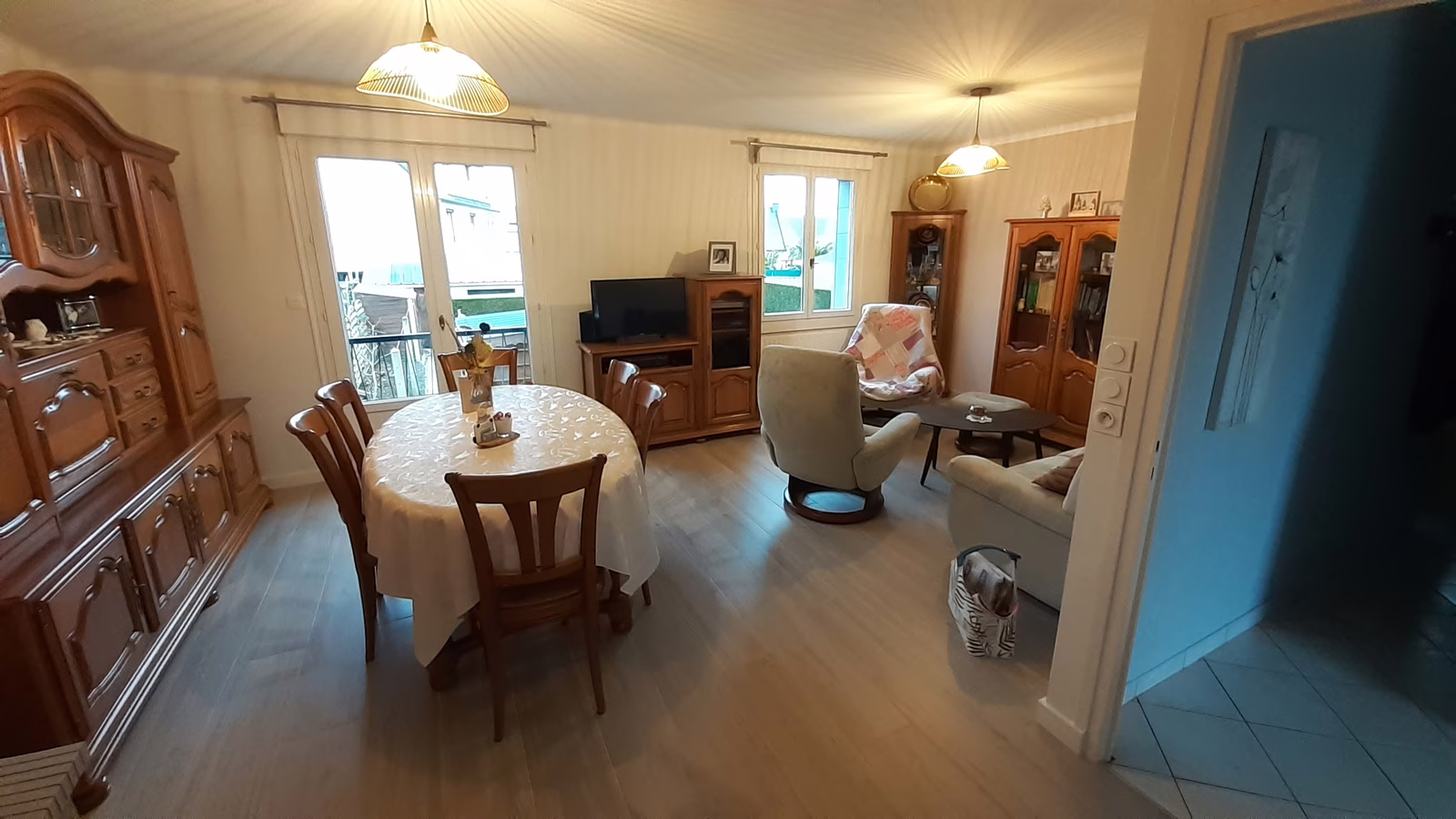 Rénovation salle–salon à Ploufragan : un espace repensé, plus ouvert et plus harmonieux - Ploufragan