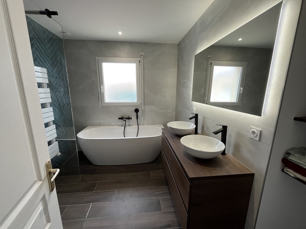 Réalisation Rénovation de salle de bain - La Bruffière