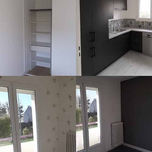 Réalisation 1 Rénovation complète d’un appartement à Saint-Brieuc - Saint-Brieuc