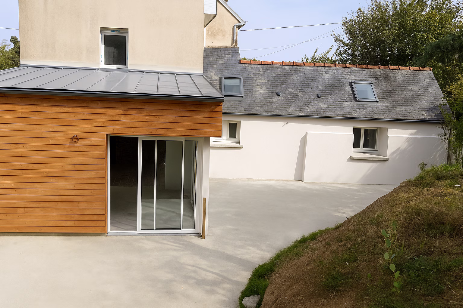 Extension bois et rénovation complète à Étables-sur-Mer – charme et performance - Binic-Étables-sur-Mer