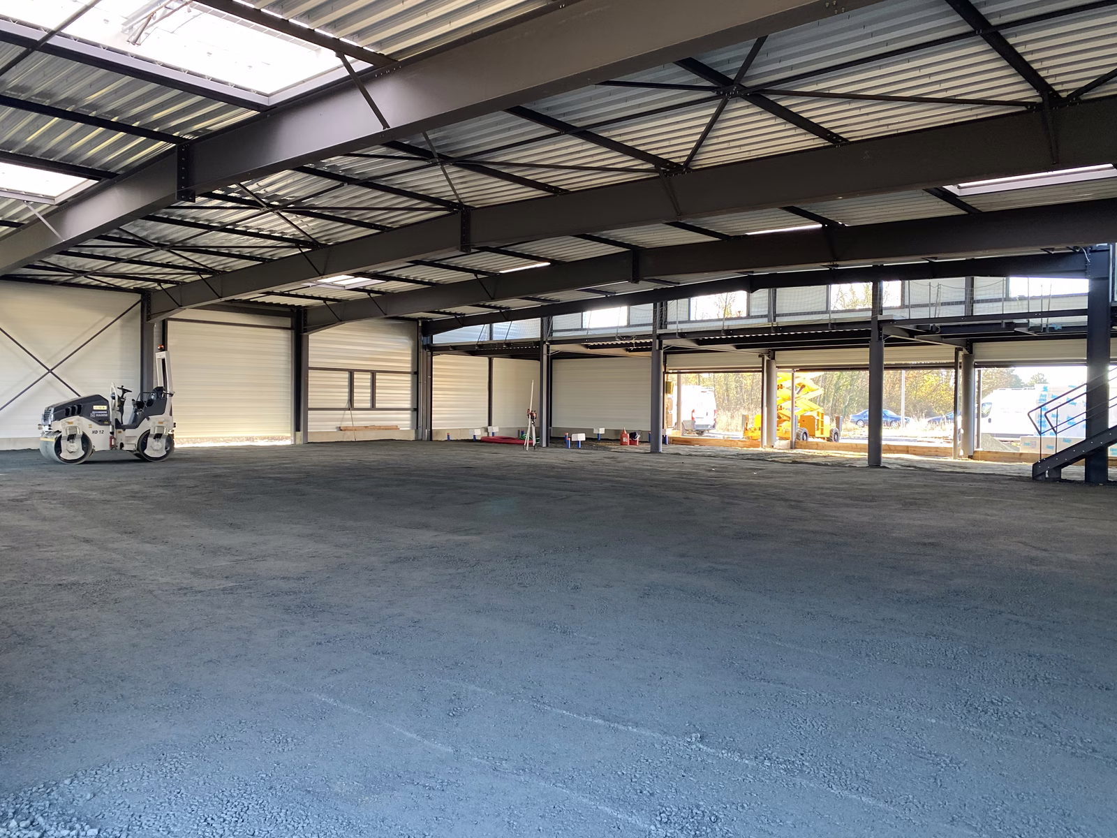 réalisation d'un bâtiment industriel professionel - Esvres
