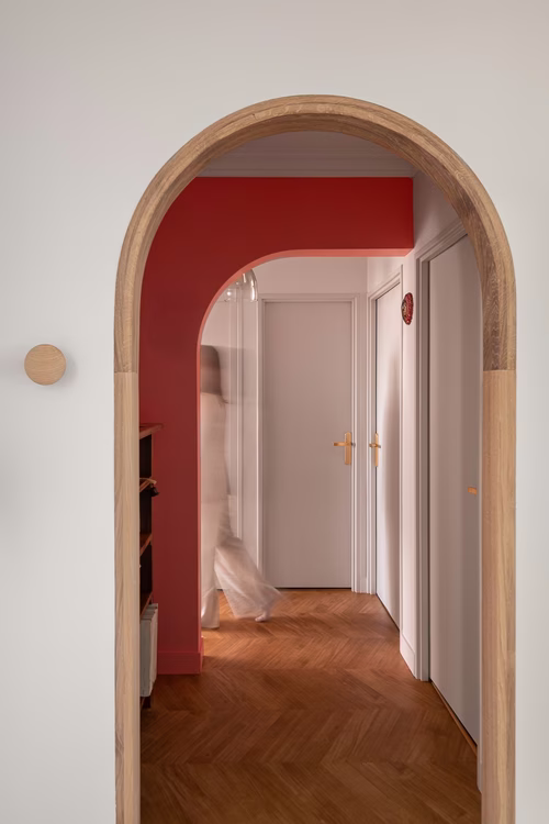 Réalisation 1 Rénovation intérieure à Rennes (35) : Un nouvel élan pour la pièce de vie et l’entrée - Rennes