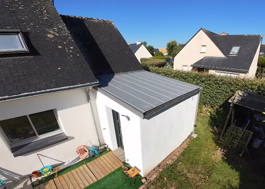 Vie de plain-pied - Création d’une extension « bloc sanitaire PMR » - Ergué-Gabéric