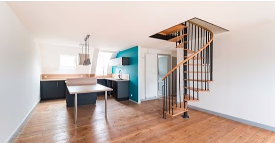 Transformation de deux appartements à Saint-Brieuc : du charme ancien au confort moderne - Saint-Brieuc