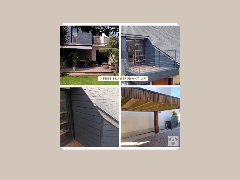 Réalisation 🏡 Aménagement Terrasse, carport & rénovation des balcons à Vannes - Vannes